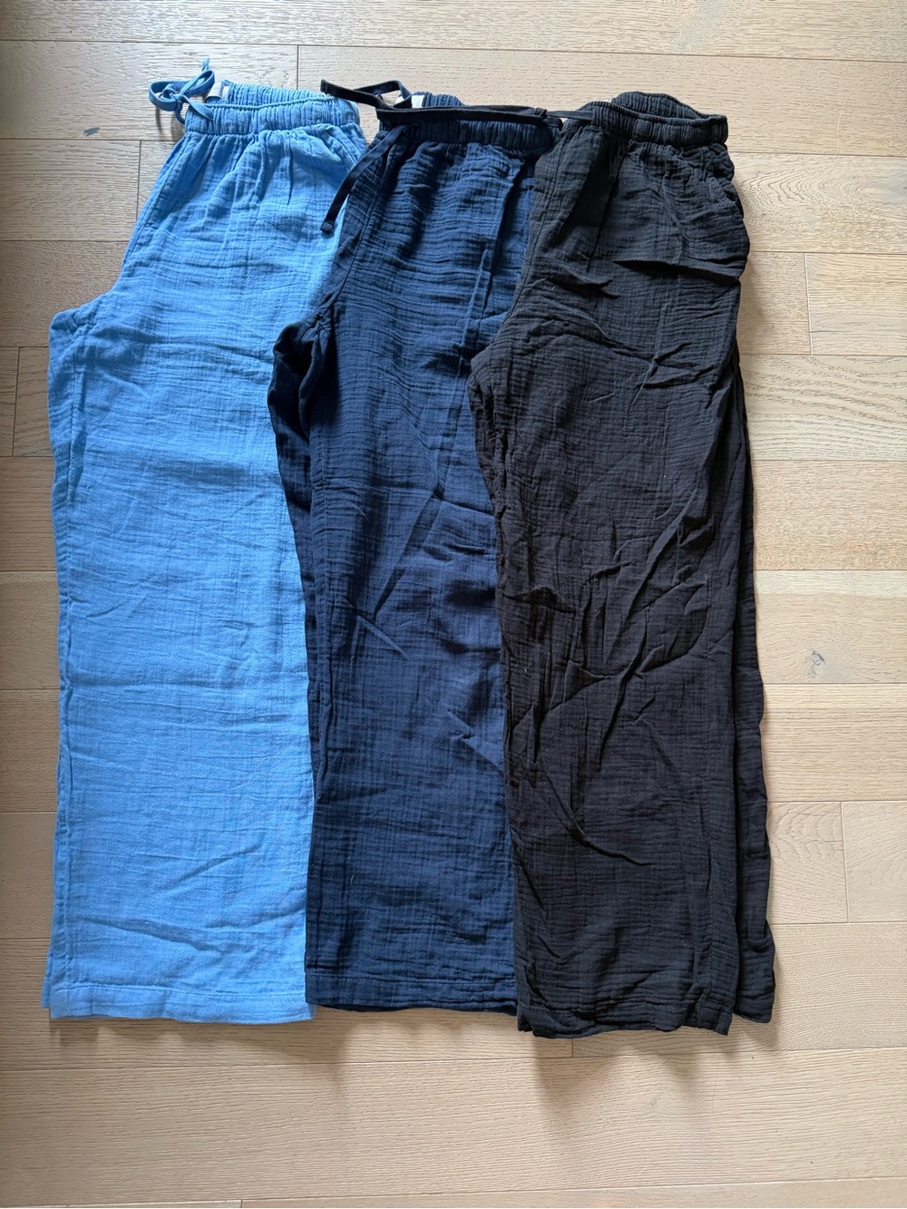 Aritzia SAIL cotton pants bundle
